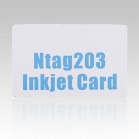 NTAG203 NFC อิงค์เจ็ทพีวีซีการ์ด (168 ไบต์)