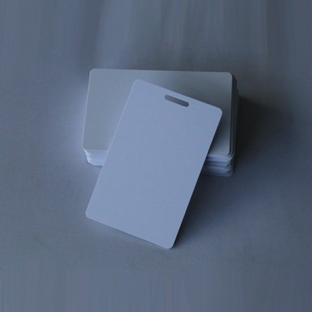 Blank Inkjet PVC ID Card with 15x3mm ID Hole
