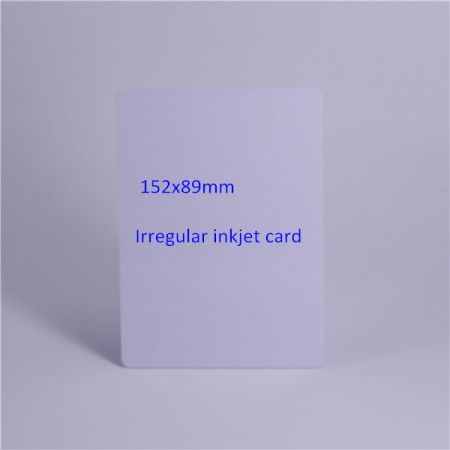 152x89mm tidak teratur Inkjet kosong kartu